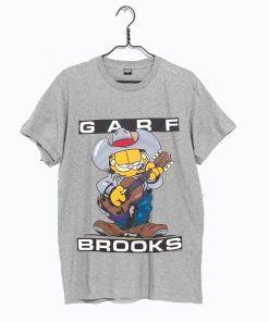 Garth Brooks x Garfield Garf Brooks Vintage Cartoon T Shirt KM