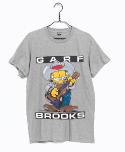 Garth Brooks x Garfield Garf Brooks Vintage Cartoon T Shirt KM