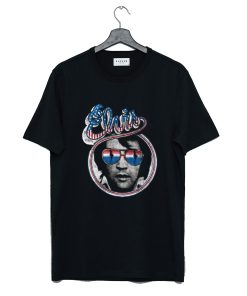 Elvis Presley Licensed Red White Blue USA Shades Men’s Music T Shirt KM