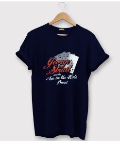 George Strait Navy Ace In the Hole Band T Shirt KM