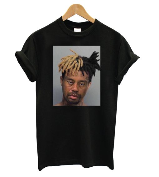 Xxxtentacion Tiger Woods Mugshot T-Shirt KM