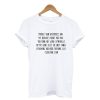 Sebastian Stan Quotes T Shirt KM