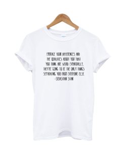 Sebastian Stan Quotes T Shirt KM