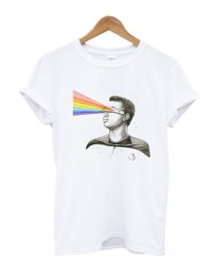 Star Trek Geordi Reading Rainbow T-Shirt KM