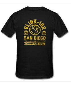 Blink 182 Crappy Punk Rock San Diego Back T-Shirt KM