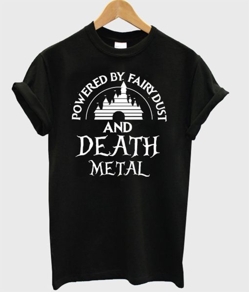 Disney Powered By Fairydust and Death Metal T-Shirt KM