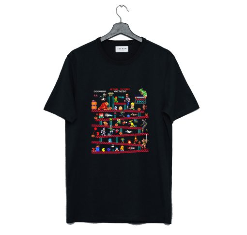 Donkey Kong Retro Game Characters T-Shirt KM