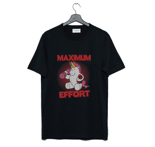 Maximum Effort Unicorn and Deadpool T-Shirt KM