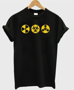 Radioactive Chemical Hazard Biohazard T-Shirt KM