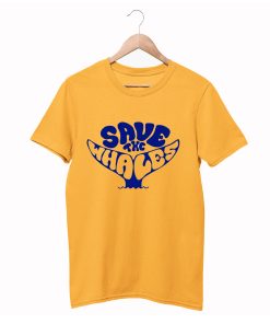 Save The Whales T Shirt KM