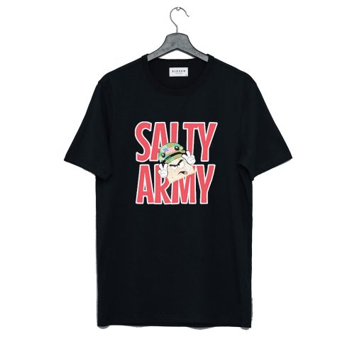 Salty Cracker Merch Big Salty Army T Shirt KM