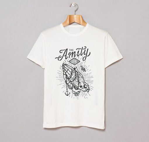 The Amity Affliction Merch Rosary Praying T Shirt KM