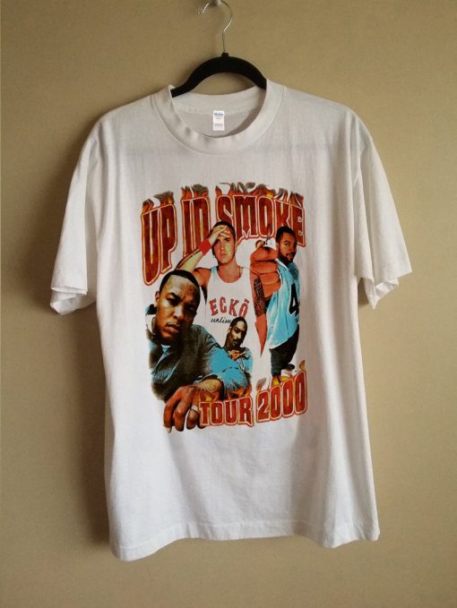 Up In Smoke Tour 2000 DRE EMINEM SNOOP T Shirt KM