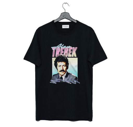 Alex Trebek Aesthetic Retro T Shirt KM