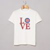 Love Chicago Cubs T Shirt KM