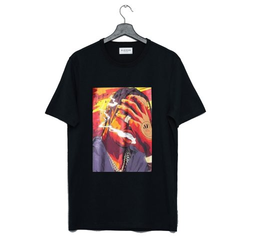 Travis Scott shirt Smoking T Shirt KM