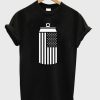 American Flag Beer Can Drinking T-Shirt KM