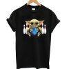 Baby Yoda Hug Bowling Classic T-Shirt KM