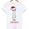 Believe Alien Christmas T-Shirt KM