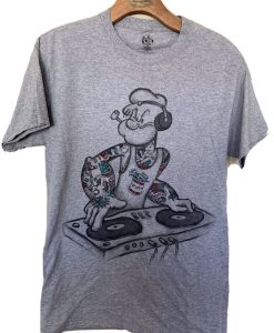 DJ Popeye Tatto T-Shirt KM