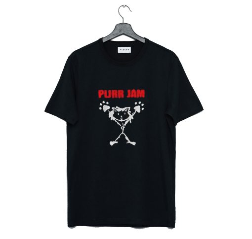 Purr Jam Cat Parody T Shirt KM