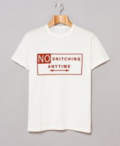 Vlone No Snitching Anytime T Shirt KM