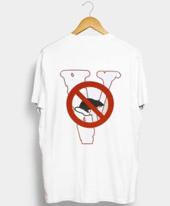 Vlone No Snitching Anytime T Shirt KM Back