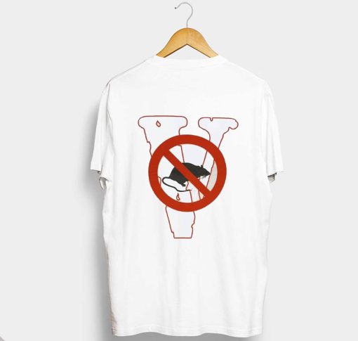 Vlone No Snitching Anytime T Shirt KM Back