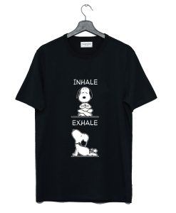 Yoga Inhale Exhale Snoopy T Shirt KM