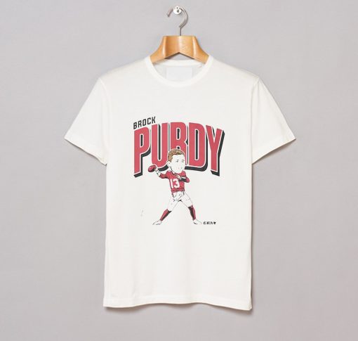 BROCK PURDY CARICATURE T SHIRT KM