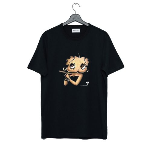 Betty Boop with a Cigar T Shirt KM