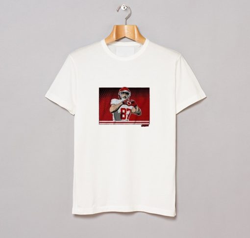 Travis Kelce Throw Up The Heart T Shirt KM