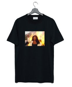 Angela Bassett Waiting To Exhale Leaving Fire T-Shirt KM