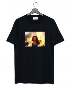 Angela Bassett Waiting To Exhale Leaving Fire T-Shirt KM