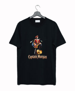 Captain Morgan Rum Black T Shirt KM