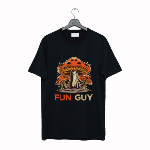 Fun Guy Funny Vintage Mushroom T-Shirt KM