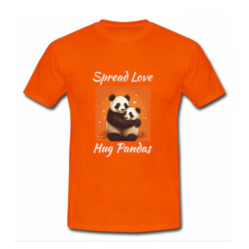 Spread Love Hug Pandas T-Shirt KM