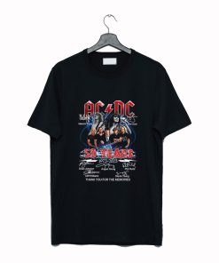 ACDC Band 50th Anniversary 1973 - 2023 Signature T-Shirt KM
