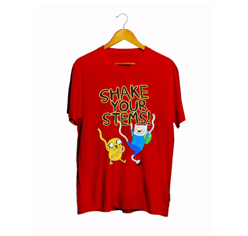 Shake your stems Adventure Time T Shirt KM