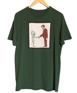 Helmet Alien Handshake T Shirt KM