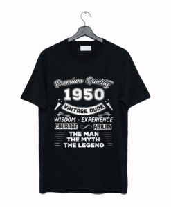 The Man Myth Legend Vintage 1950 72Nd T Shirt KM