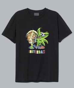 Amsterdam Weed And Beer Big Logo T Shirt