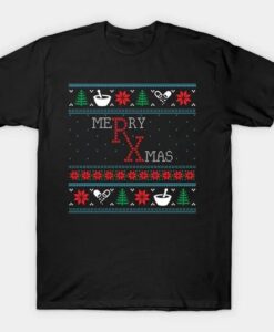 Pharmacy Ugly Christmas Xmas t-shirt