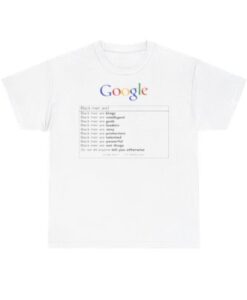 Google Black Men are T Shirt
