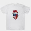 American Flag Football 2025 Christmas T Shirt