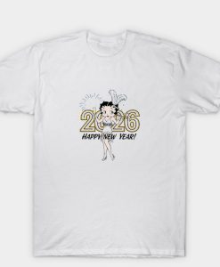 Betty Boop Christmas New Year Holiday T Shirt