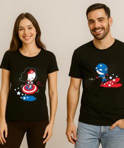 BoldLoft Captain Wonder Couple T Shirt