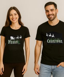 Merry Christmas Couple Shirt