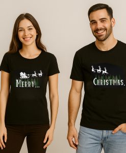 Merry Christmas Couple Shirt