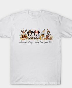 Mouse And Friends New Year T Shirt